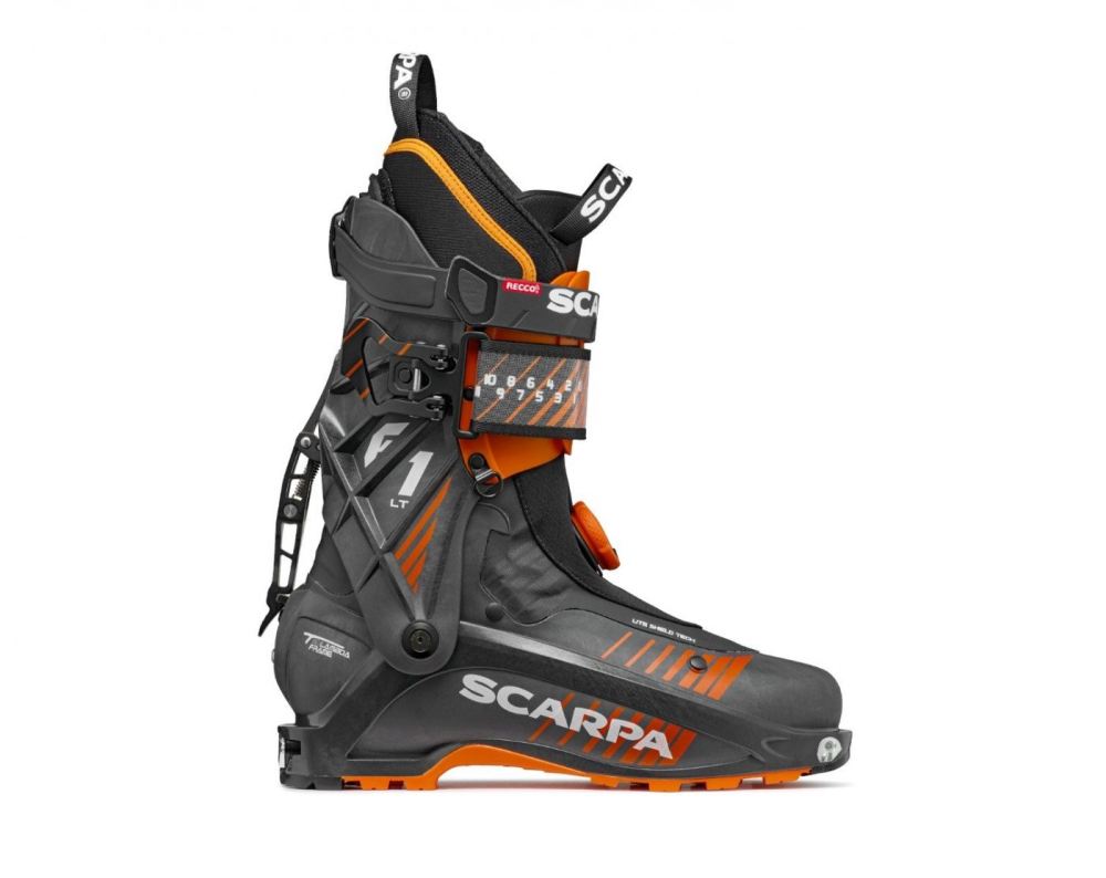 SCARPA BOOTS MEN'S F1 LT-Carbon/Orange