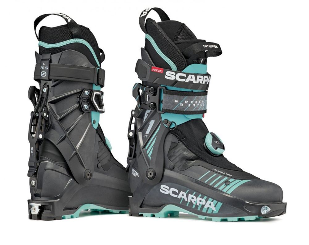 SCARPA BOOTS WOMEN'S F1 LT-Carbon/Aqua