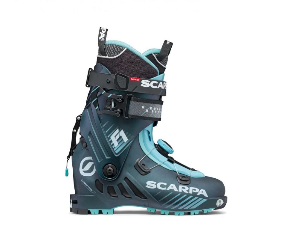 SCARPA BOOTS WOMEN'S F1-Anthracite/Aqua