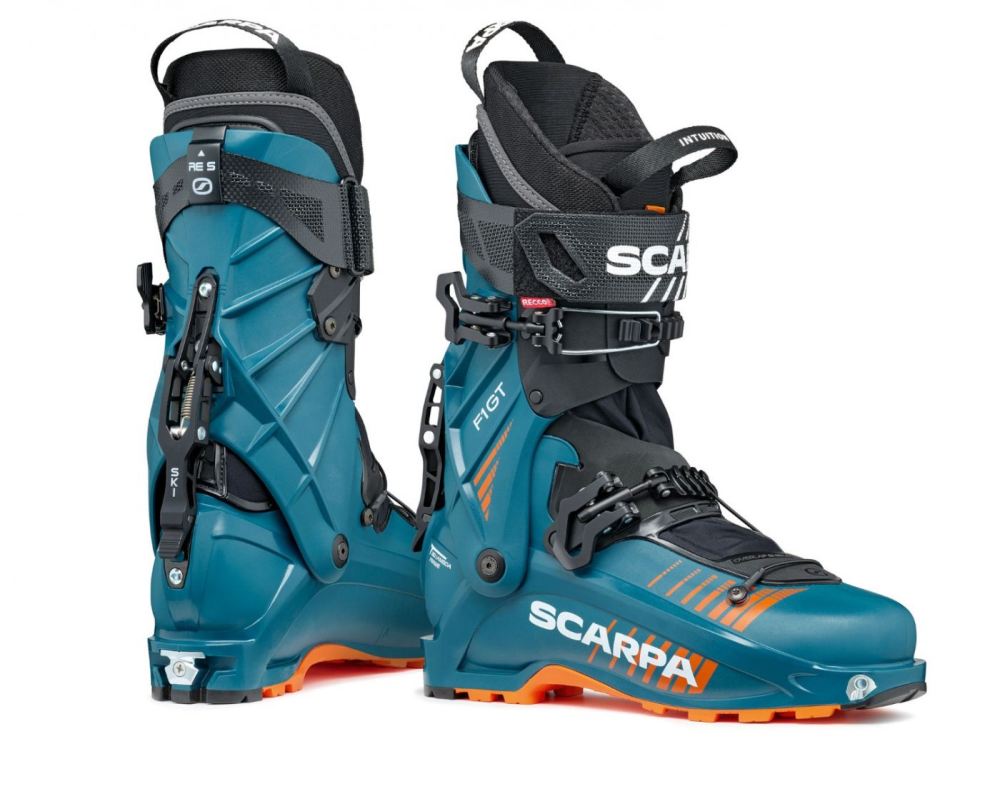 SCARPA BOOTS MEN'S F1 GT-Petrol/Orange