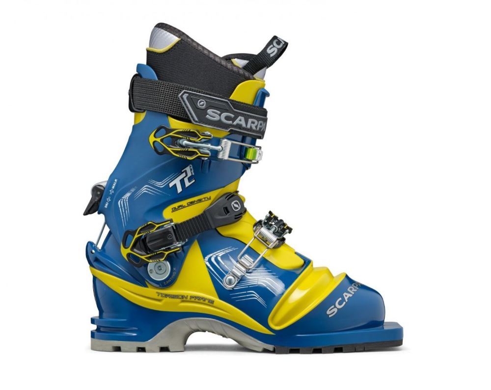 SCARPA BOOTS MEN'S T2 ECO-True Blue/Acid Green