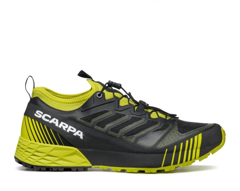 SCARPA BOOTS MEN'S RIBELLE RUN-Black/Lime