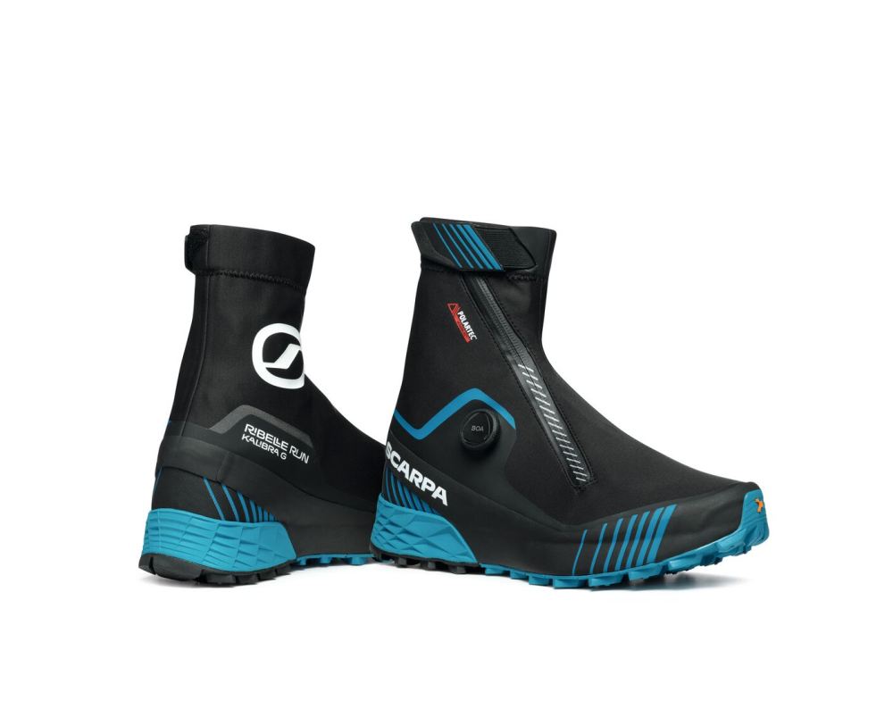 SCARPA BOOTS MEN'S RIBELLE RUN KALIBRA G-Black/Azure