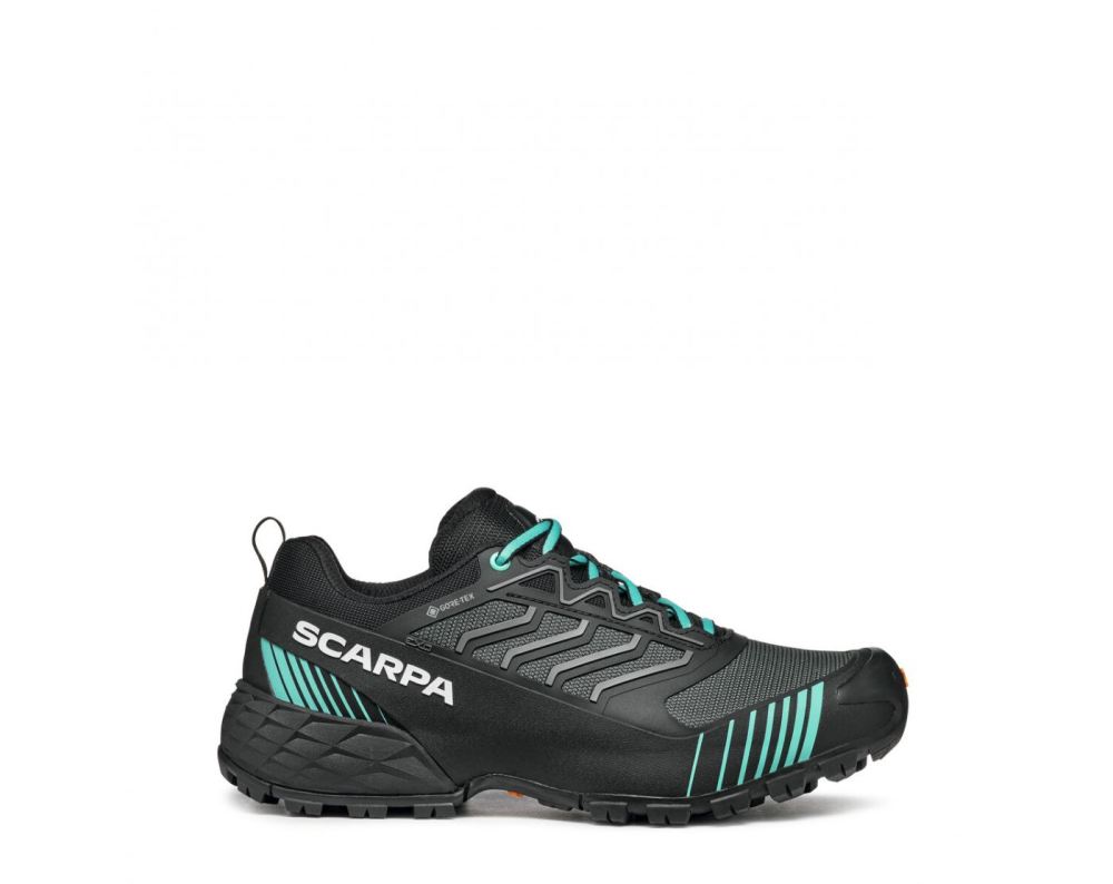 SCARPA BOOTS WOMEN'S RIBELLE RUN XT GTX-Anthracite/Turquoise