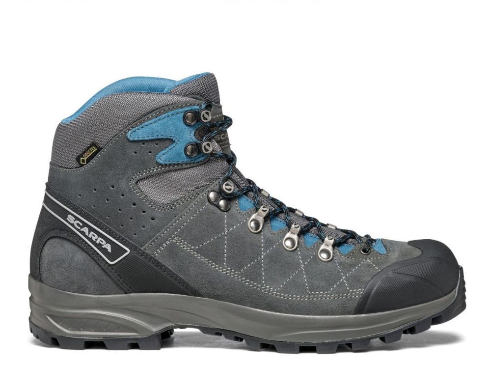 SCARPA BOOTS MEN'S KAILASH TREK GTX - WIDE-Shark Grey/Lake Blue