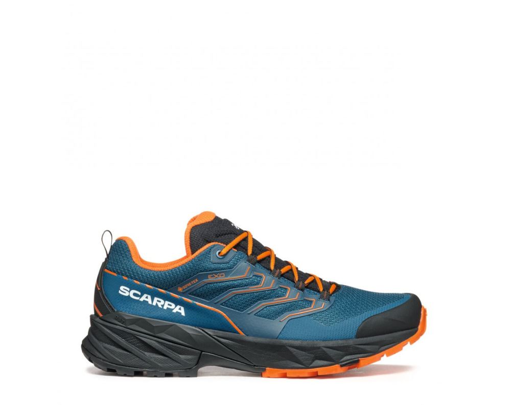 SCARPA BOOTS MEN'S RUSH 2 GTX-Cosmic Blue/Orange