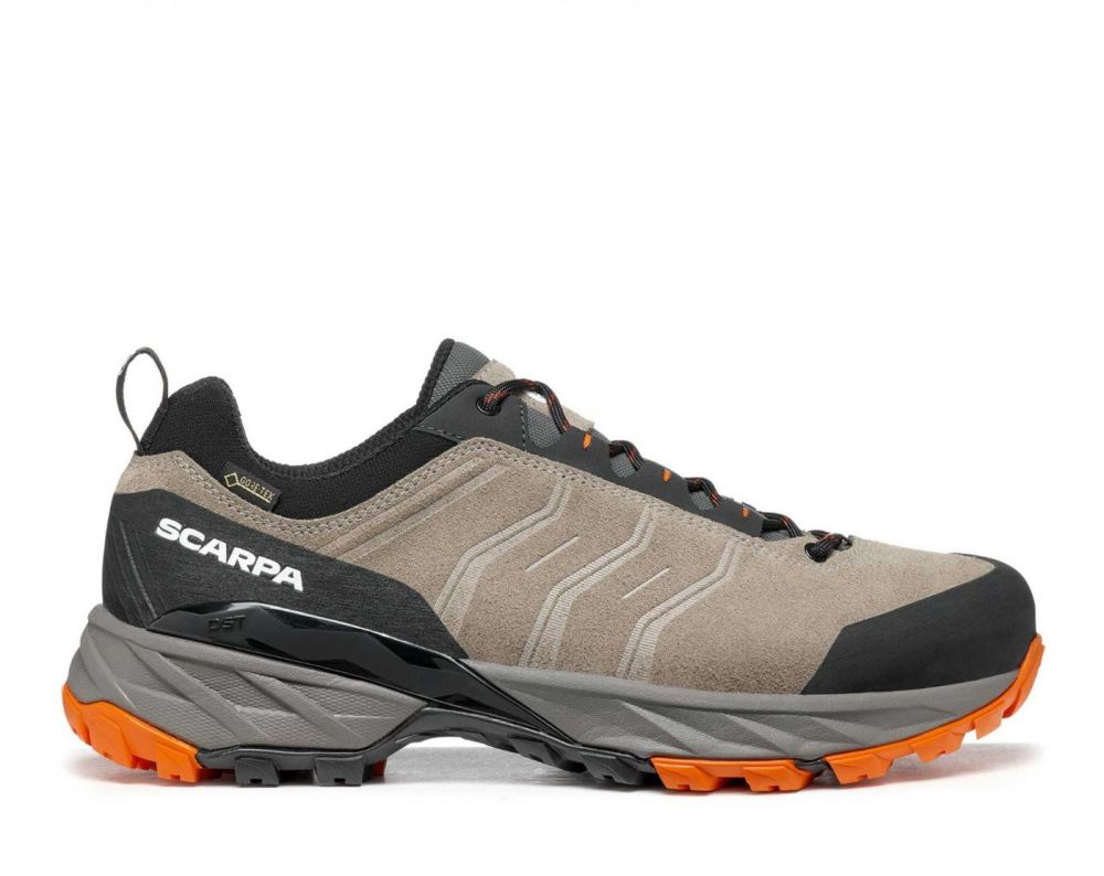 SCARPA BOOTS MEN'S RUSH TRAIL GTX-Taupe/Mango