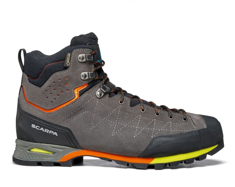 SCARPA BOOTS MEN'S ZODIAC PLUS GTX-Shark/Orange