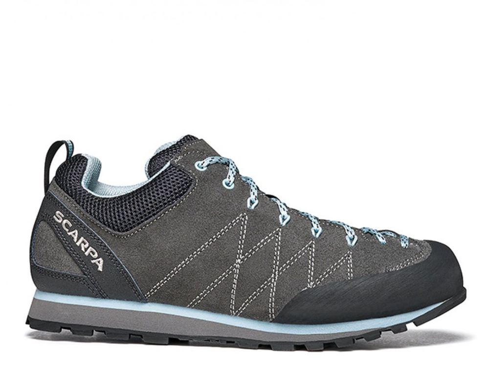 SCARPA BOOTS WOMEN'S CRUX-Shark/Blue Radiance