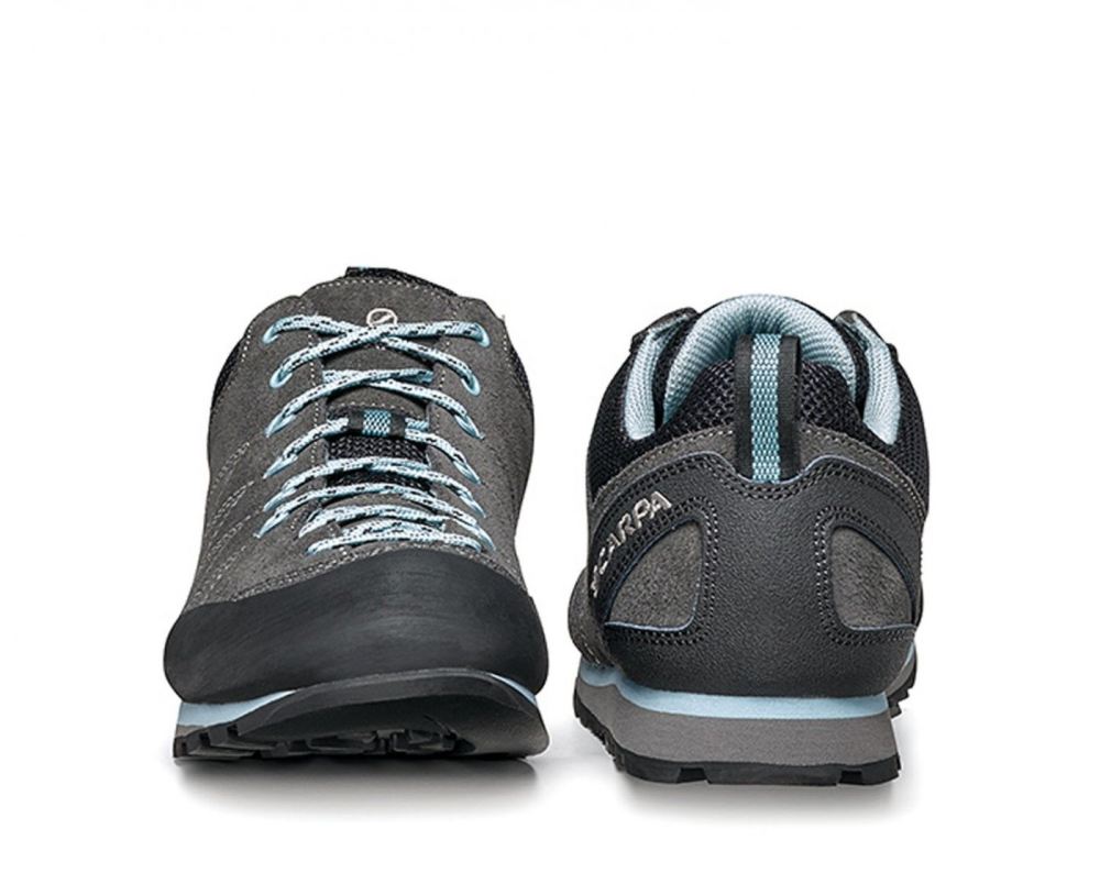 SCARPA BOOTS WOMEN'S CRUX-Shark/Blue Radiance