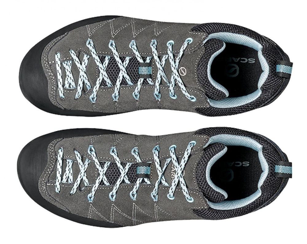 SCARPA BOOTS WOMEN'S CRUX-Shark/Blue Radiance