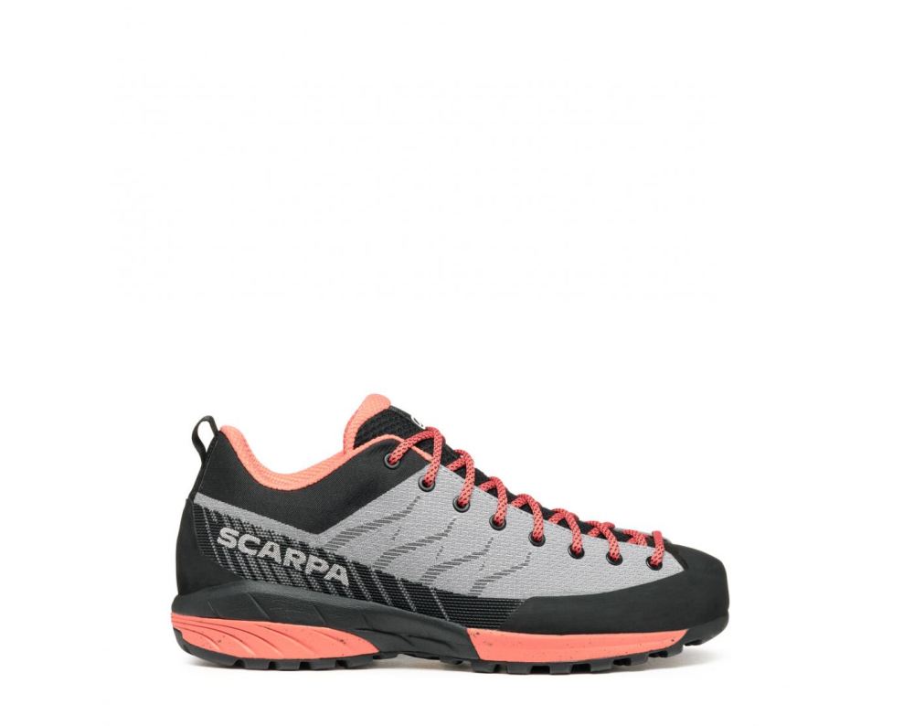 SCARPA BOOTS WOMEN'S MESCALITO PLANET-Light Gray/Coral