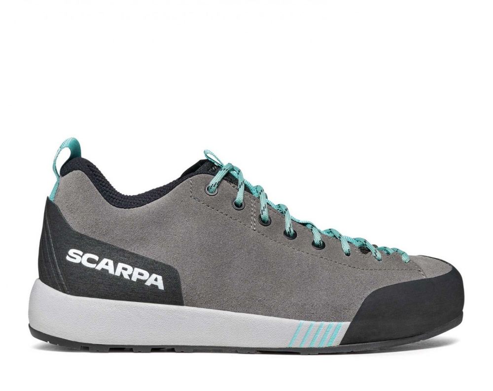 SCARPA BOOTS WOMEN'S GECKO-Mid Gray/Aqua