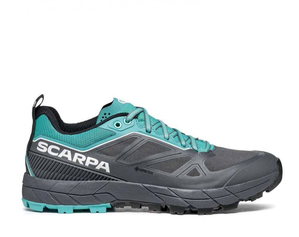 SCARPA BOOTS WOMEN'S RAPID GTX-Anthracite/Turquoise