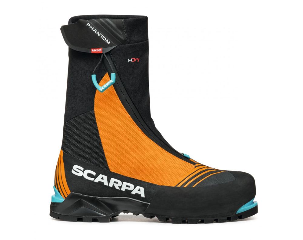 SCARPA BOOTS MEN'S PHANTOM TECH HD (NEW)-Black/Bright Orange